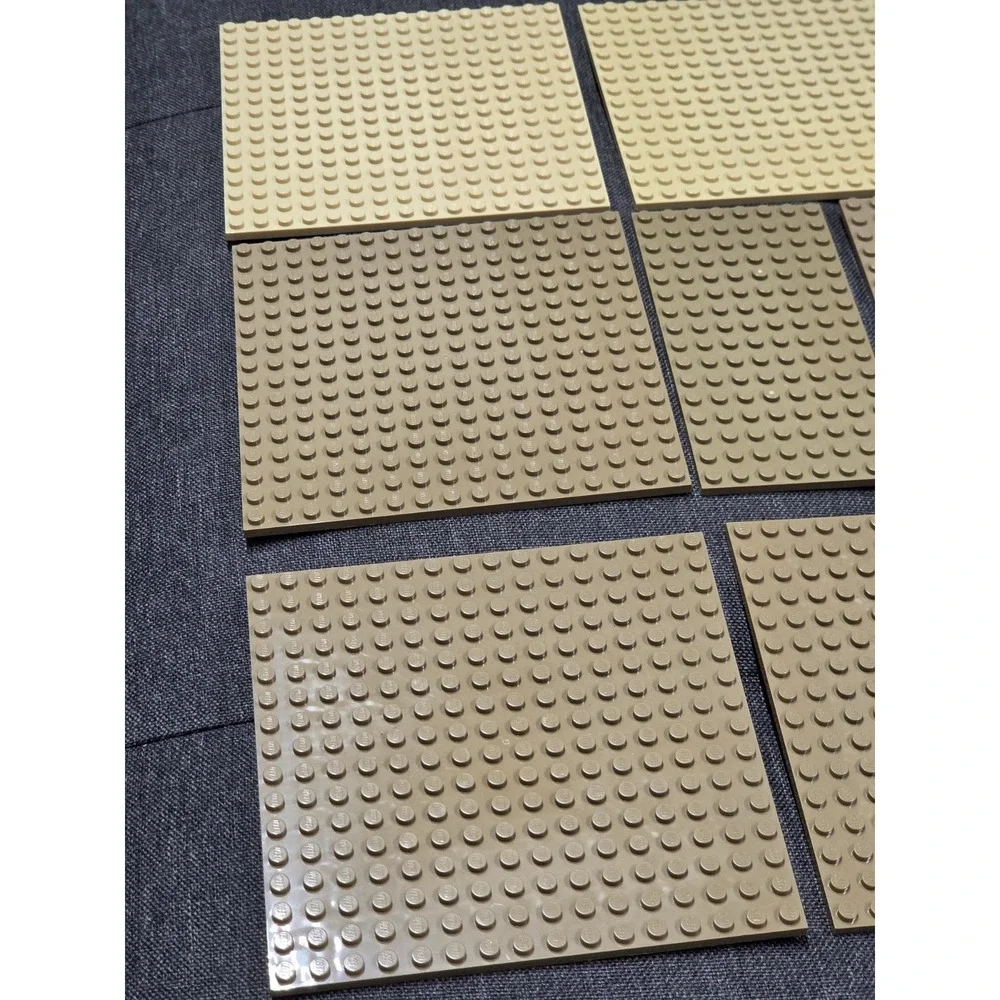 Lego Tan 16x16 8x16 Base Plates 5